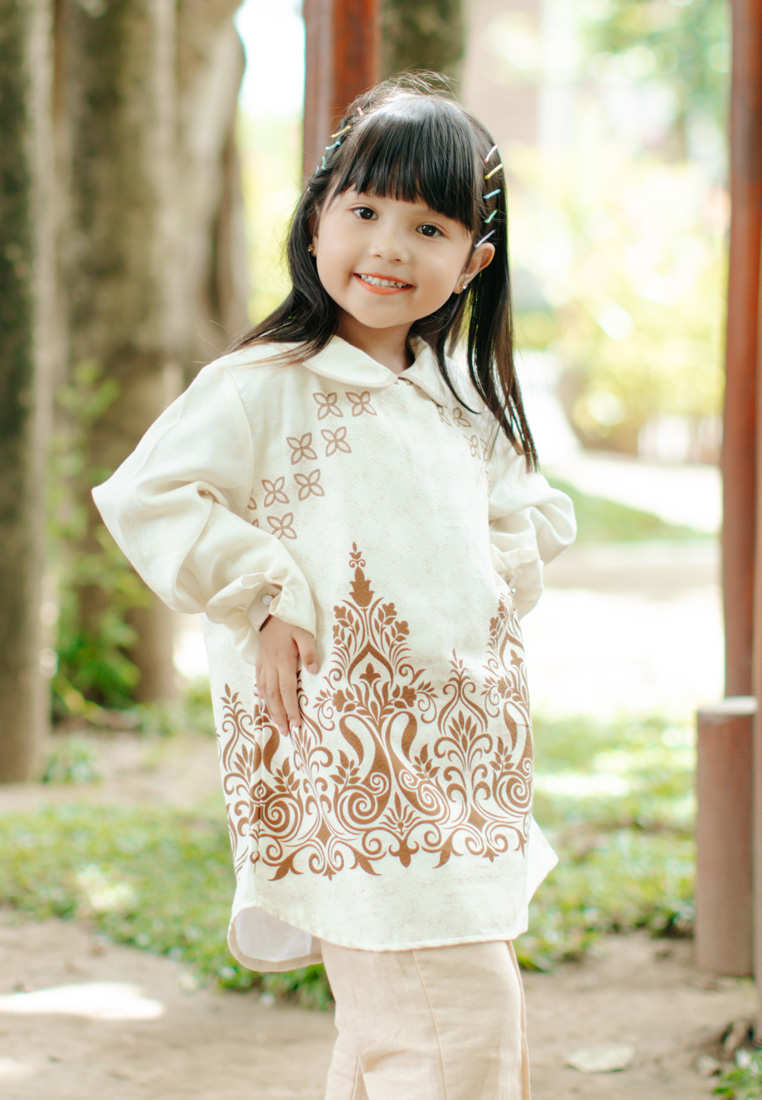 MY AKSA FIT EVERYWHERE My Aksa Batik Anak Blouse Dobby Sefa Sanem Raya Series