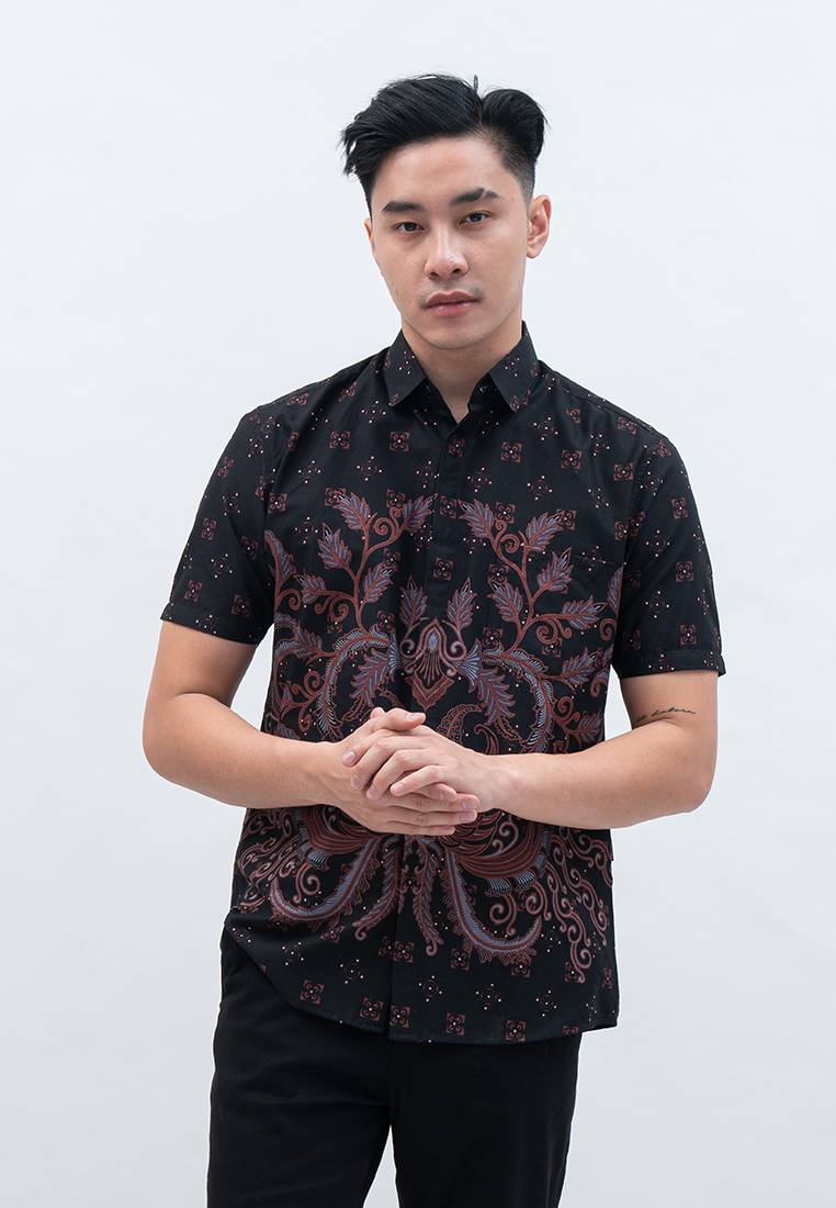 MY AKSA FIT EVERYWHERE My Aksa batik Pria Kemeja Pendek Edrick Emma