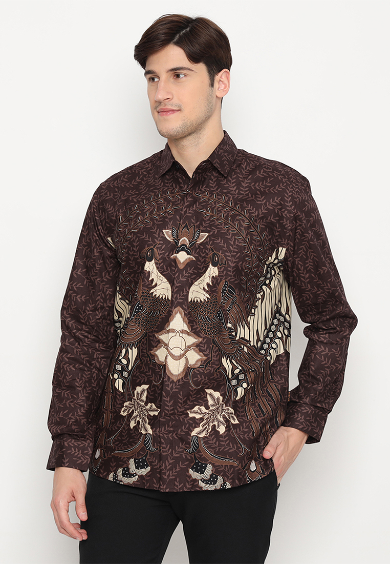 MY AKSA FIT EVERYWHERE MY AKSA BATIK PRIA KEMEJA PANJANG FURING TRICOT SAMUEL SELLA