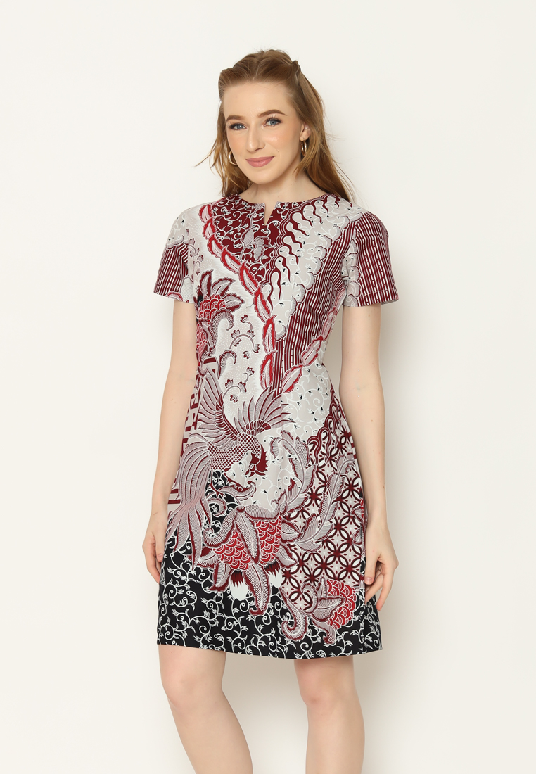 MY AKSA FIT EVERYWHERE DRESS AKSA BATIK JESSICA JEREMY