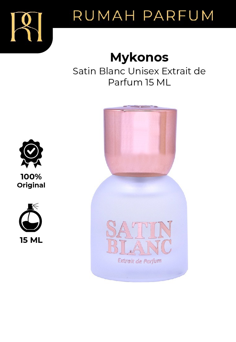 Mykonos Satin Blanc Unisex Extrait de Parfum 15 ML