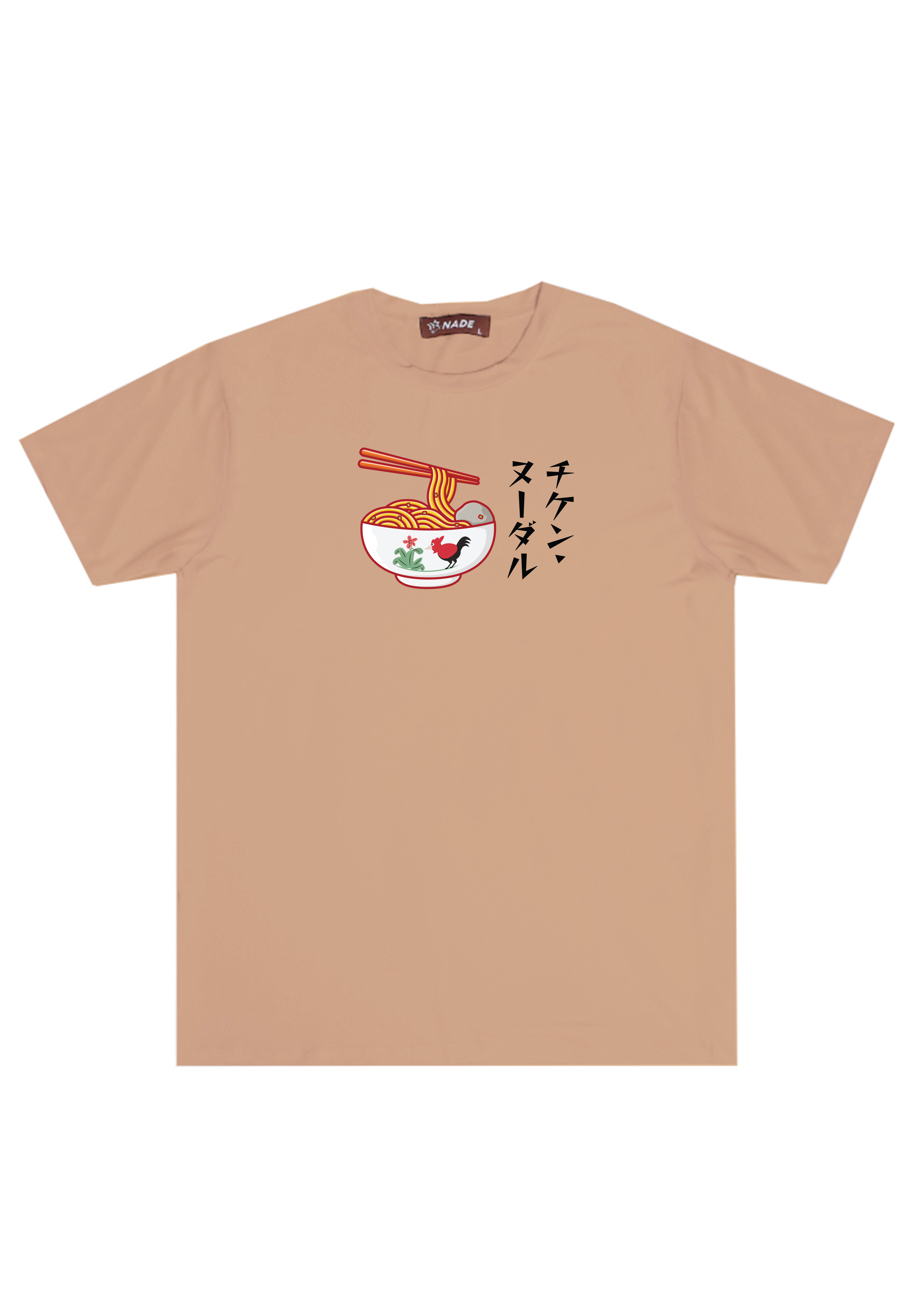 Nade NTC75 kaos pria ayam mie ayam anti kusut distro cowok nade khaki