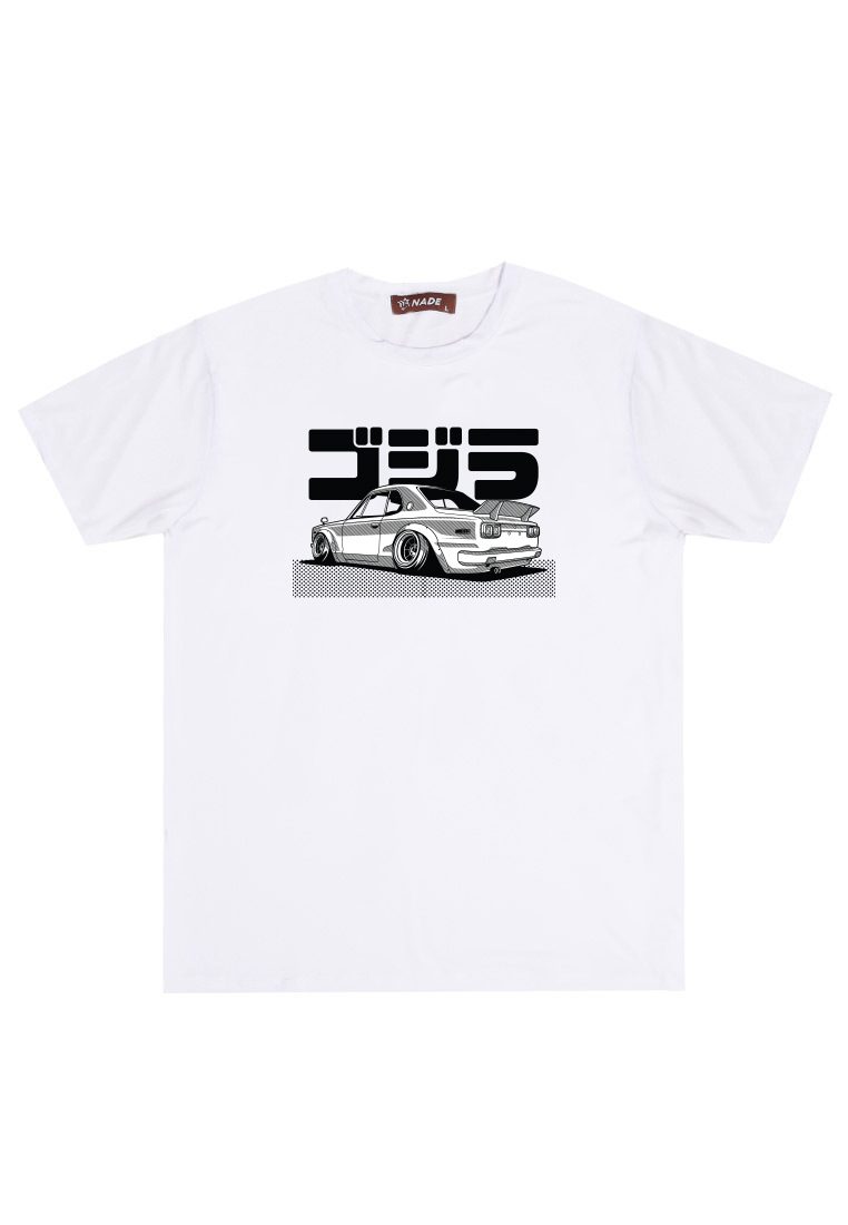 Nade NTC41 kaos anime mobil anti kusut putih