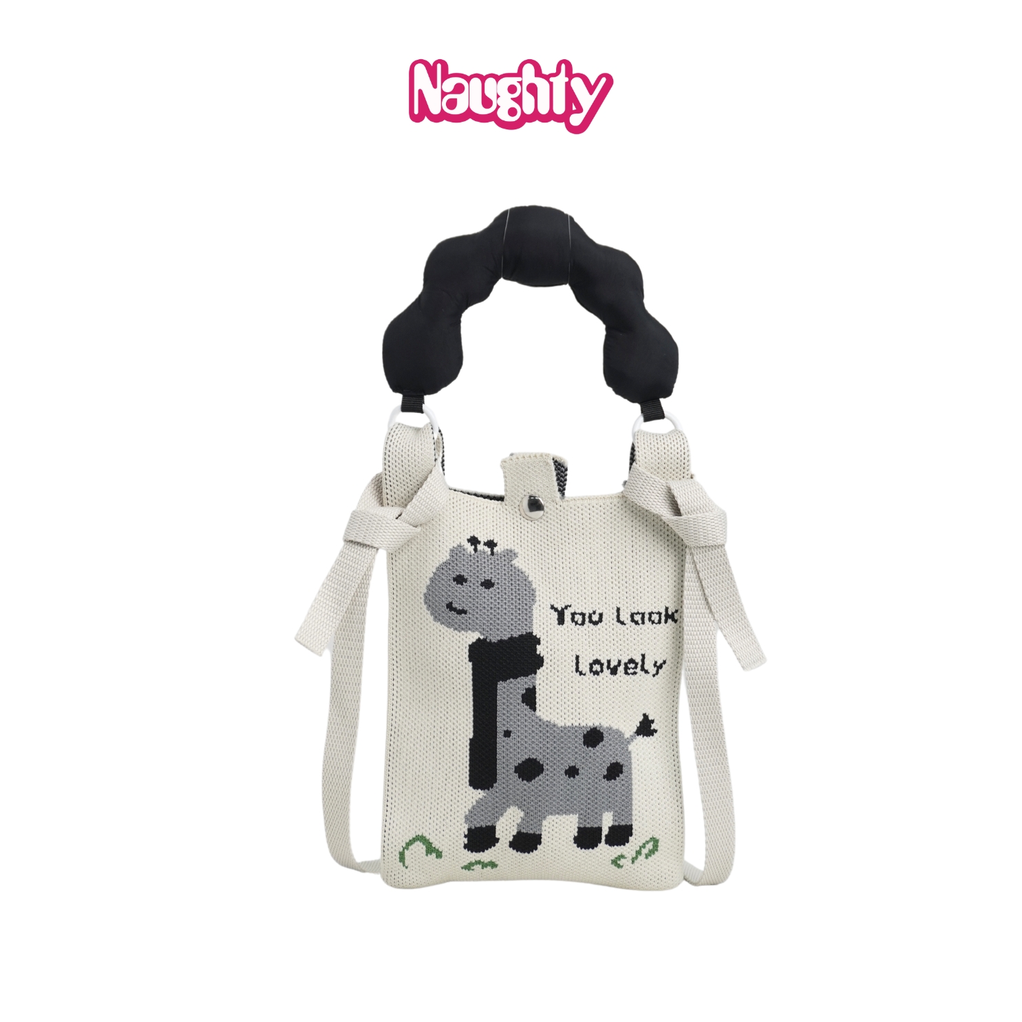 Naughty Tas Selempang Hp Wanita Mini Knit Sling Bag Gladys G526 2408001 Naughty Accessories