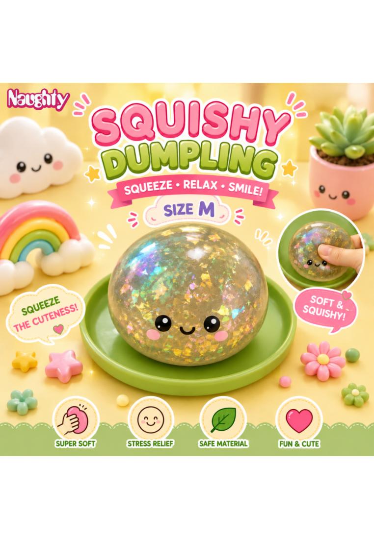 Naughty Squishy Mystery Mainan Dumpling Stress Ball Sensorik Lembut Naughty Accessories
