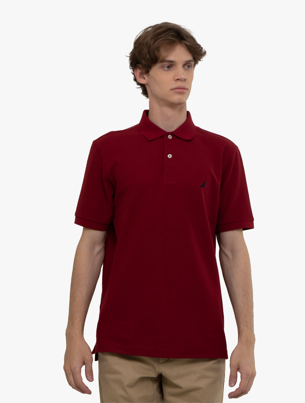 nautica red polo shirt