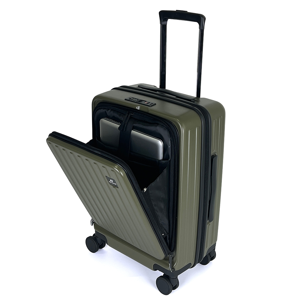 Navy Club Emerald Koper Hardcase PC - 4 Roda Putar TSA Lock - Size 20 Inch