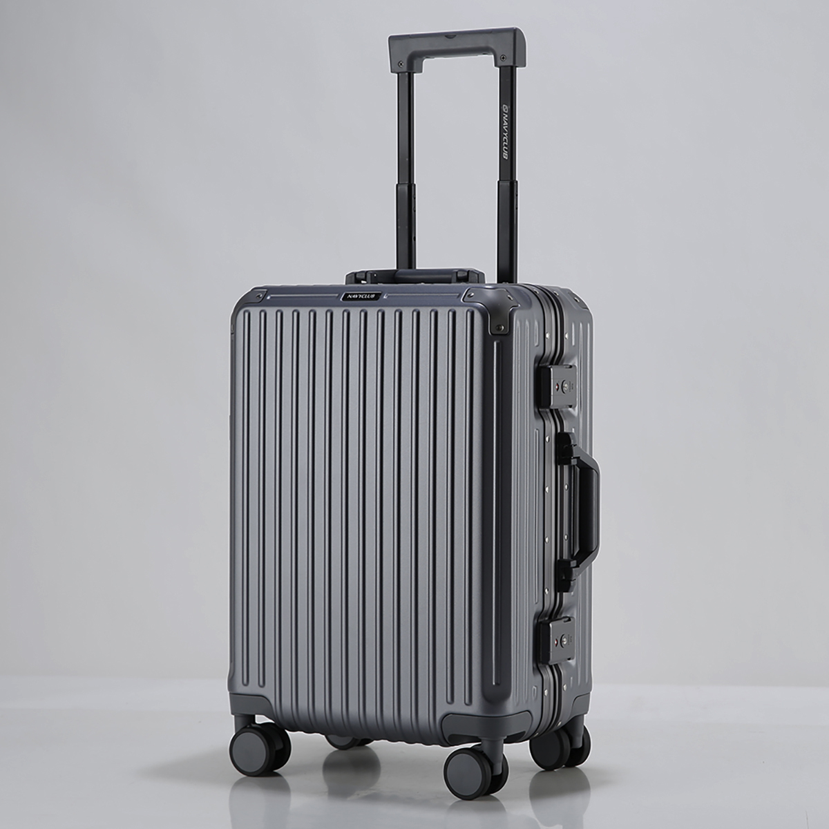 Navy Club Koper 20 Inch Frame Aluminium Skyline Koper Kabin Hardcase PC TSA Lock 4 Roda Putar
