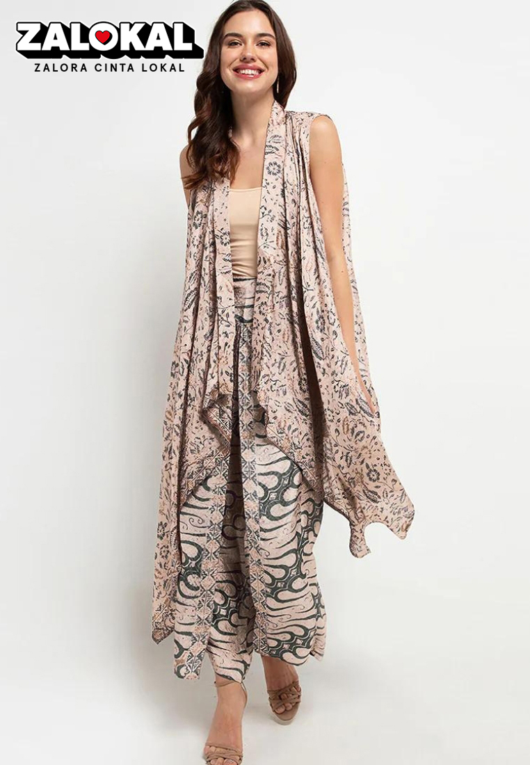 Nayara Batik Set Matari KR -  kaftan set - Batik Viscose - Setelan Batik Viscose
