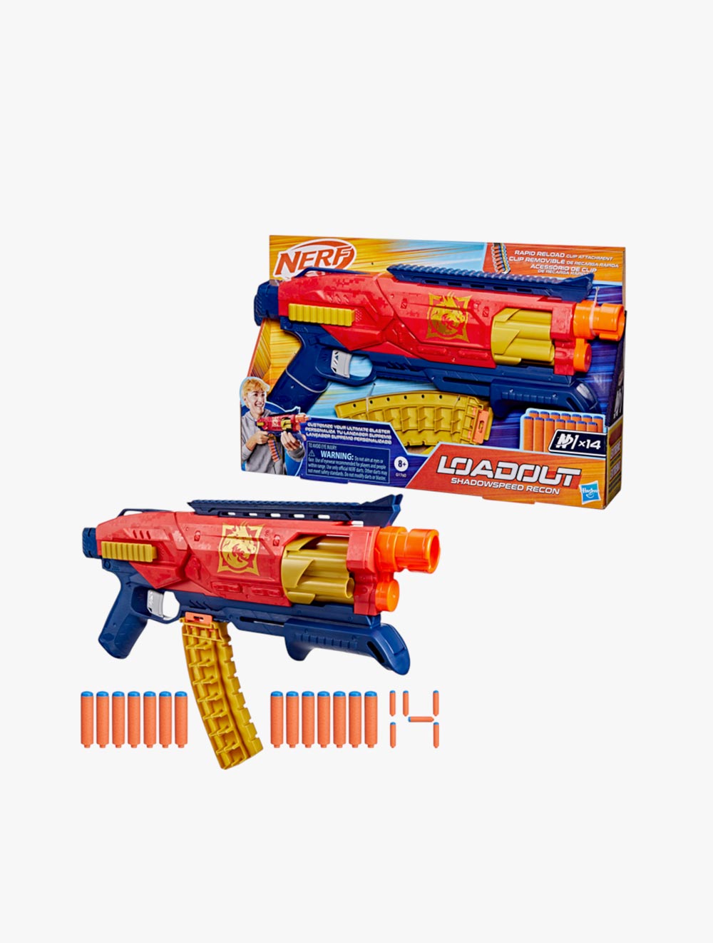 Nerf Loadout Shadowspeed Recon Blaster - NRRG1760