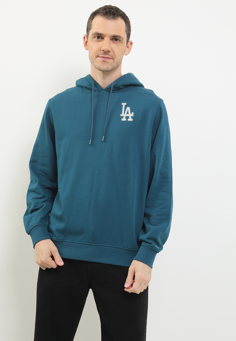 New Era Hoodie Los Angeles Dodgers Color Era - Cadet Blue - L
