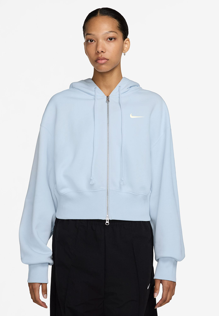 Nike Sportswear Phoenix Fleece Loose Cropped Full-Zip Hoodie