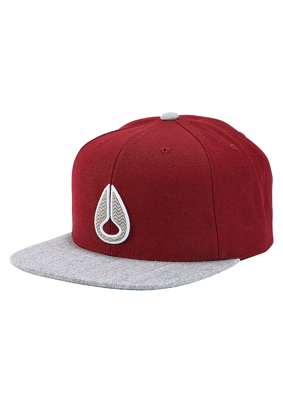 NIXON HAT-ICON STARTER HAT BURGUNDY-C2162234