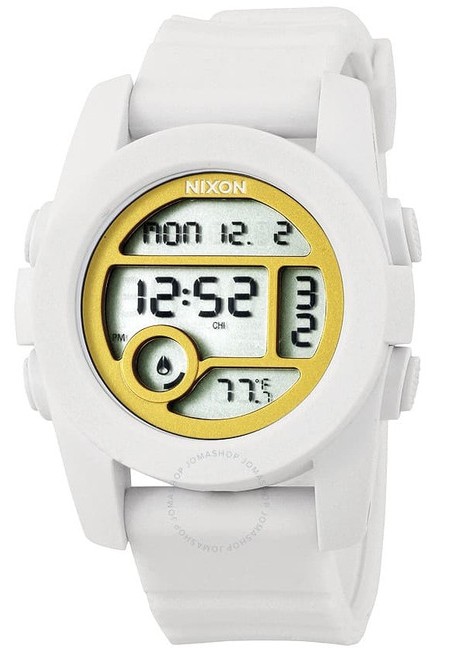 NIXON UNIT 40 ALL WHITE / GOLD