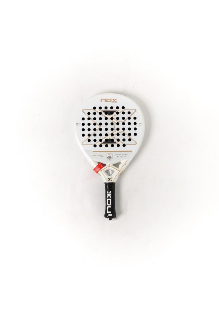 NOX Raket NOX NEXTGEN PRO HYBRID 12K NFA SERIES GOLD WHITE PADEL RACKET 100% ORIGINAL