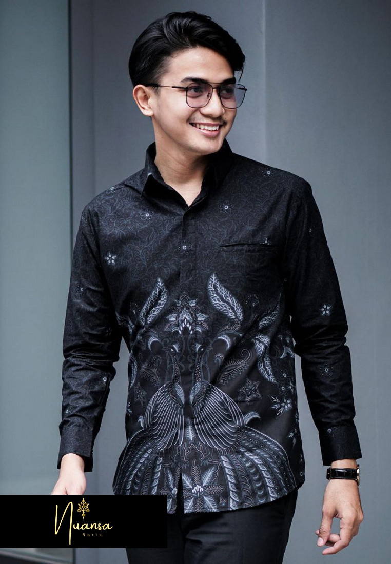 Nuansa Batik Ajisaka Kemeja Batik Exclusive Premium Pria Casual Modern Lengan Panjang