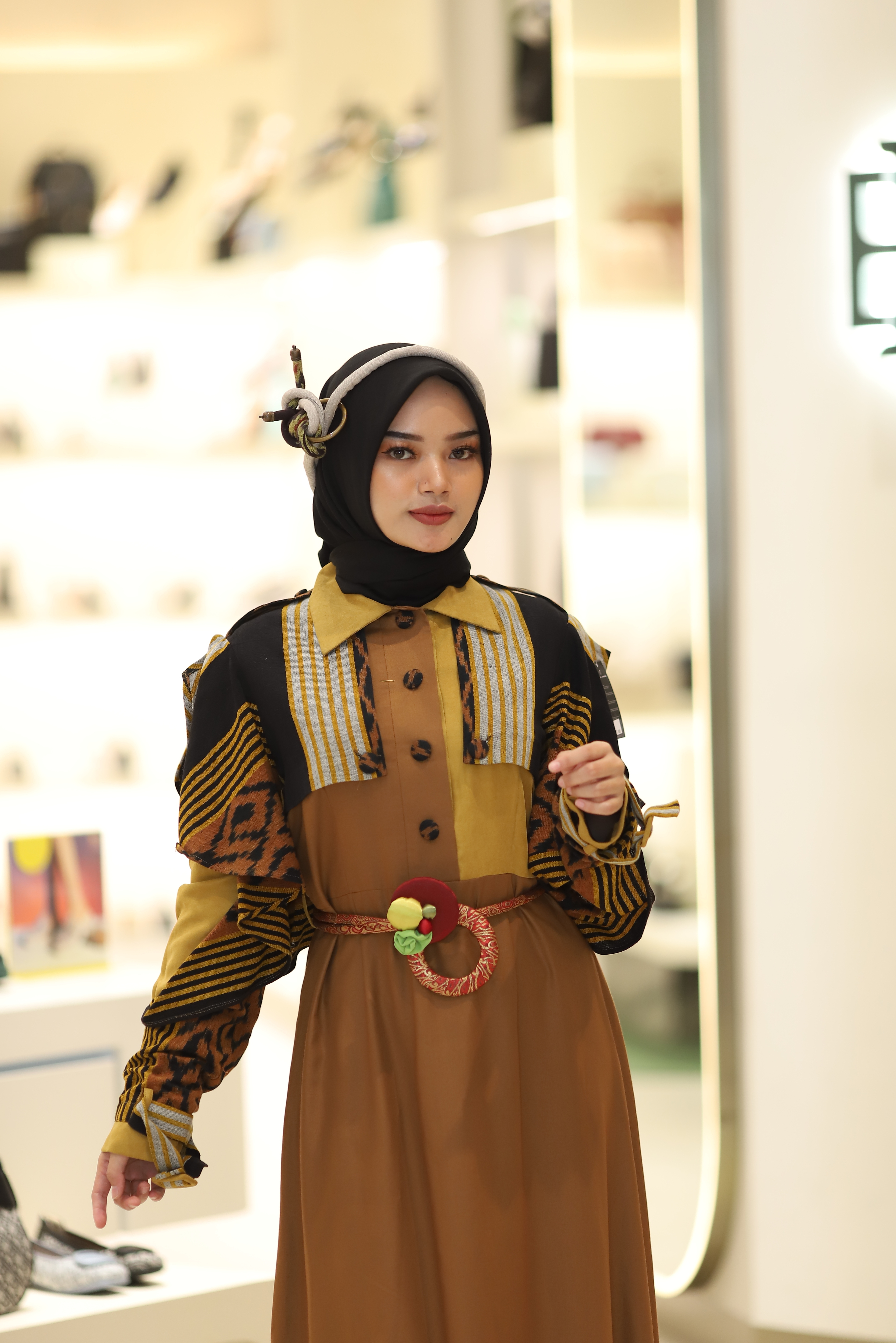 NurulShine Dress Troso Kunyit