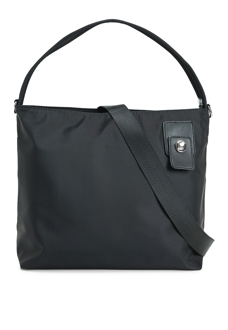 NUVEAU Premium Oxford Nylon Convertible Hobo Bag