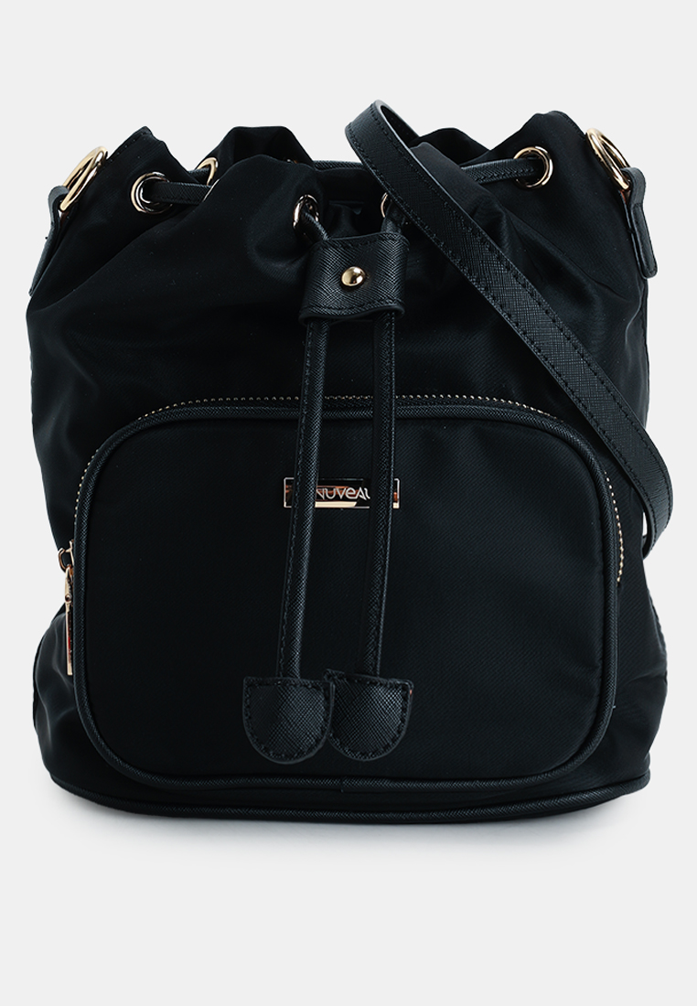 NUVEAU Premium Oxford Nylon Drawstring Bucket Bag