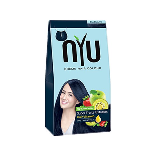 Nyu Creme Hair Colour Natural Black 2  (402334)