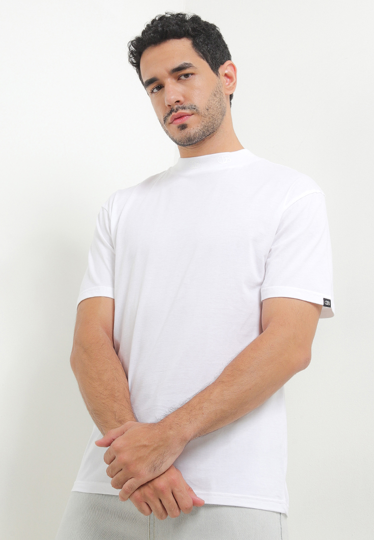 Obermain Damascus Mock Neck Tee