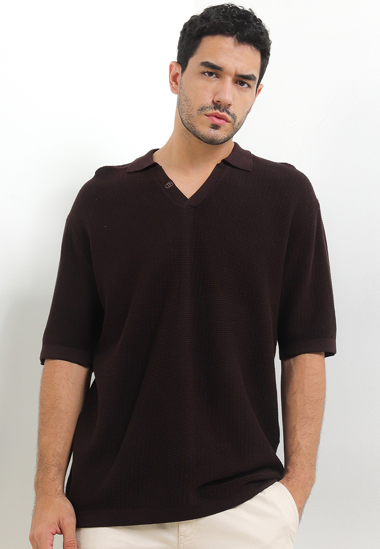 Obermain Duncan Knit Polo Shirt