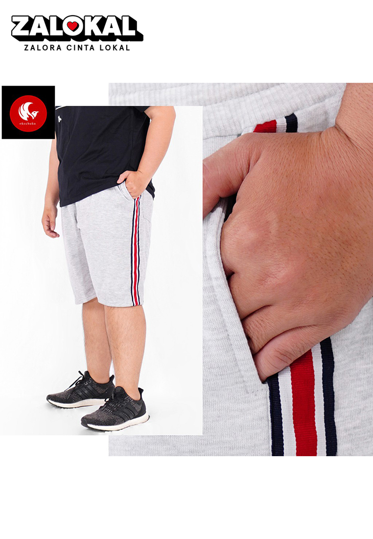 OKECHUKU Kenedy Big Celana Pendek Jumbo Celana Pendek Pria Jumbo Bigsize