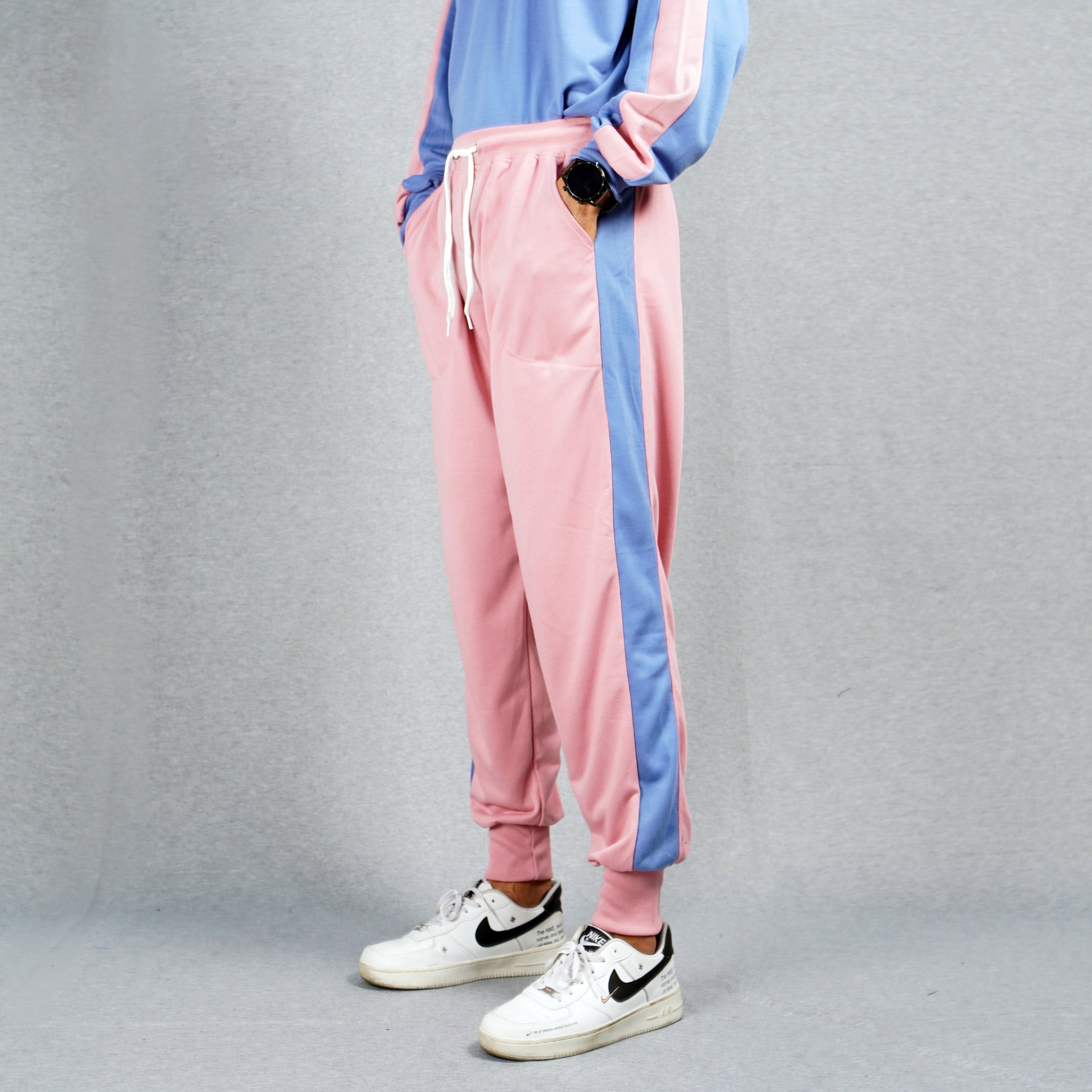 Okechuku Jogger Pants Pria Celana Jogger Pria Celana Training Celana Olahraga - PINK