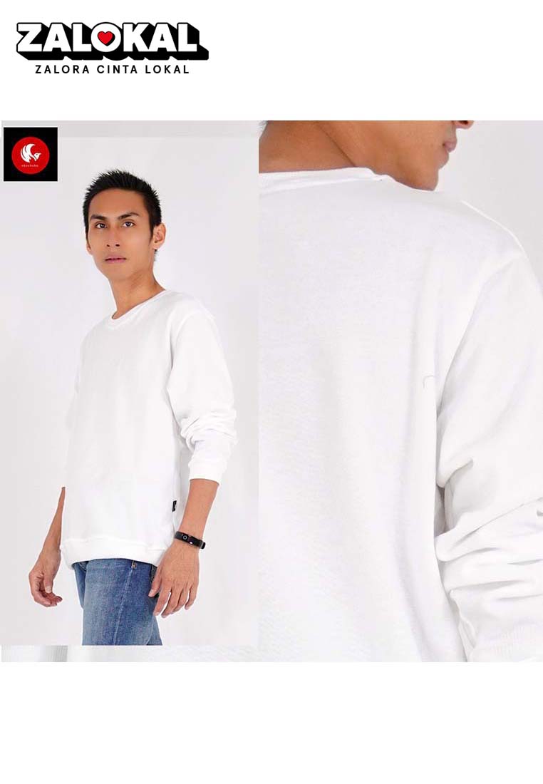 OKECHUKU Mark Sweater Pria Pakaian Pria Switer Pria Sweater Distro Sweater Polos Switer Roundneck