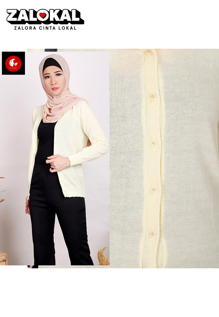 OKECHUKU New Rika Knit Cardigan Wanita Rajut Cardigan Rajut Wanita
