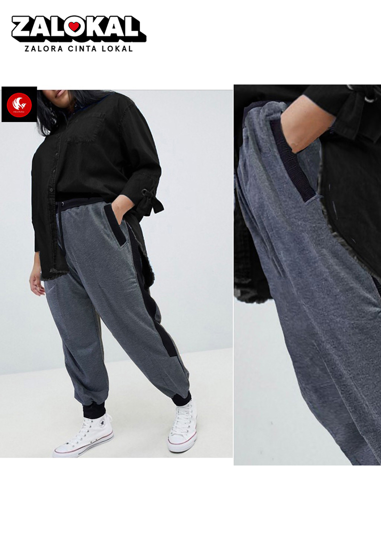Okechuku KURT Celana Jogger Jumbo Size Celana Jogger Wanita Up Size Celana Wanita Ukuran  Besar - AB