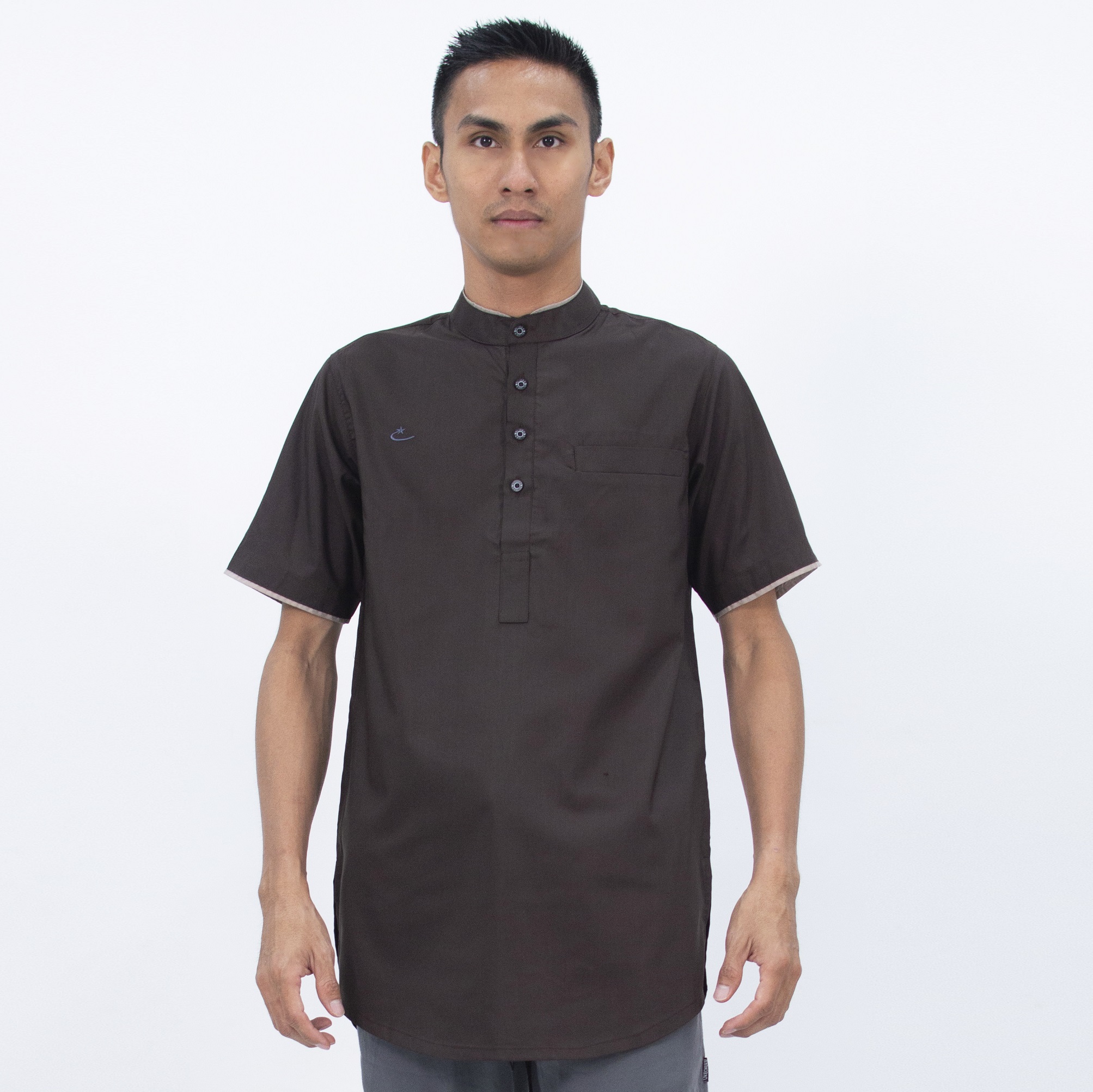 Okechuku JAMIL Kemeja Koko Lengan Pendek Baju Koko Lengan Pendek Kurta Kemeja Kurta Pakistan - COKLA