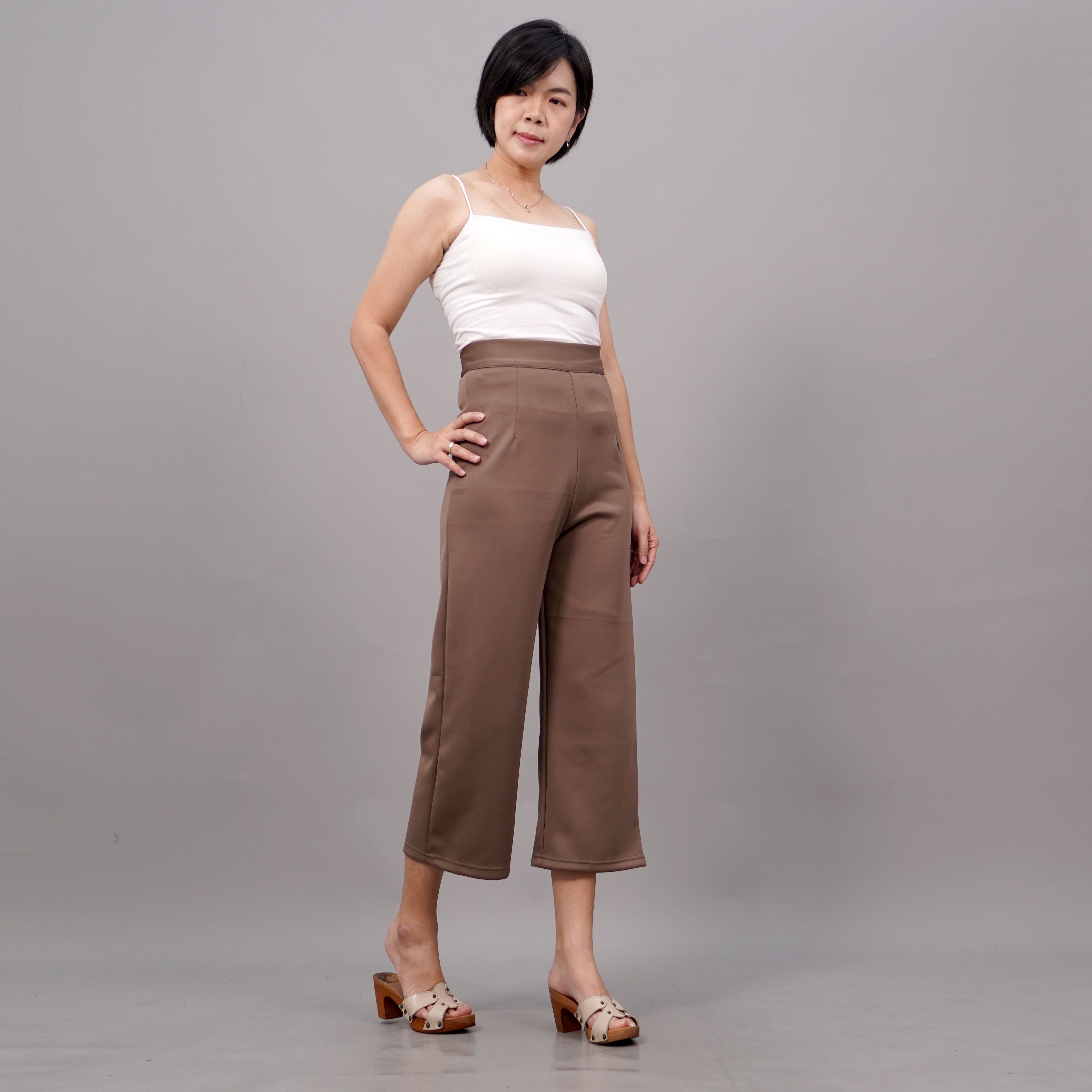 Okechuku LISA Celana Kulot Wanita Gaya Korea Cullote Pants Korean Style - COKSU