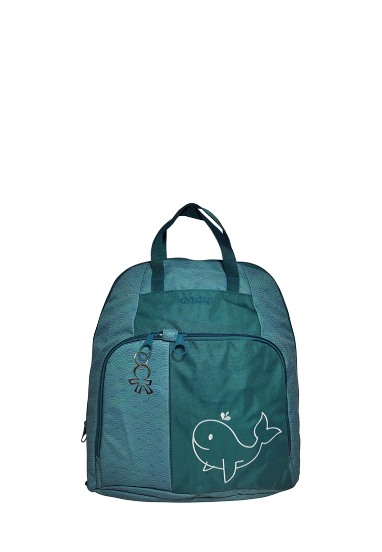 Okiedog Trek Ocean Whale Blue - Diaper bag tas bayi ransel