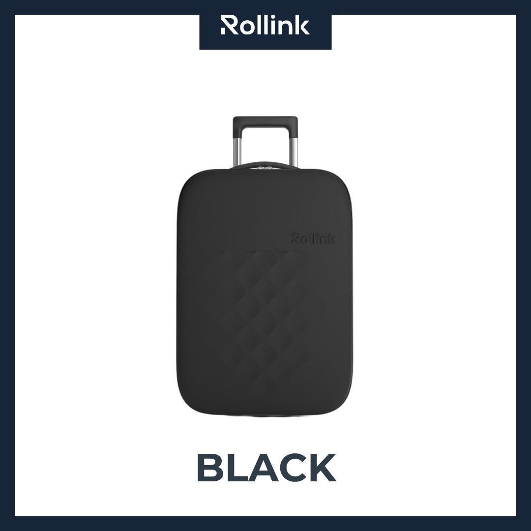 Okiedog Rollink Flex VEGA 21 Suitcase Black - Koper 21 inch