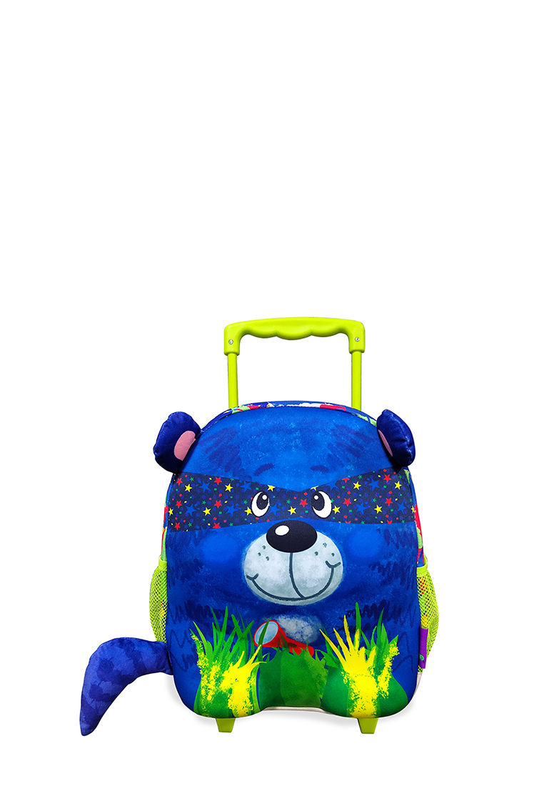 Okiedog Wildpack Junior Trolley Racoon - Tas Koper Anak (muat buku A4)