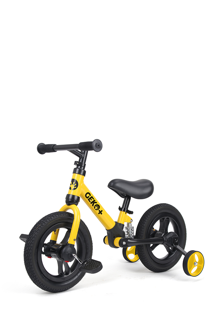 Okiedog Geko+ 12 Kids Balance Bike - Yellow