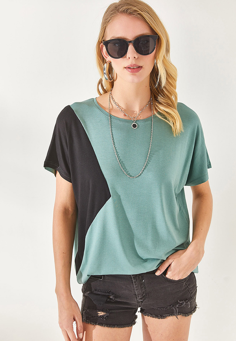 Olalook Color Block Top
