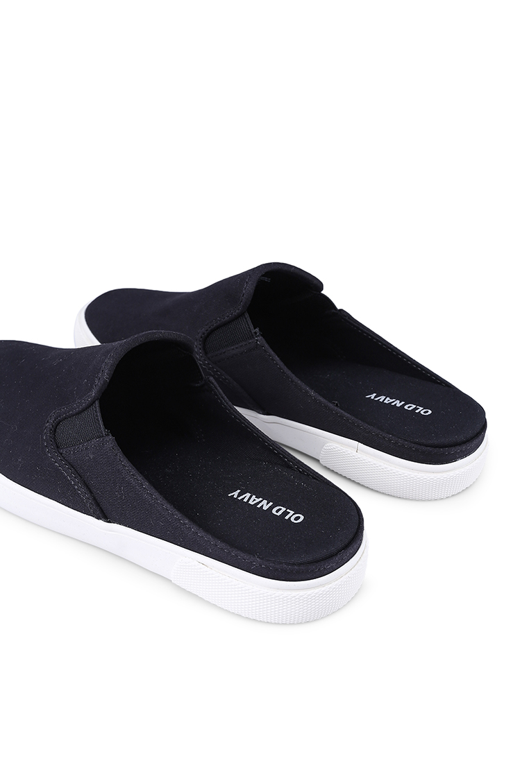 old navy black slip on shoes