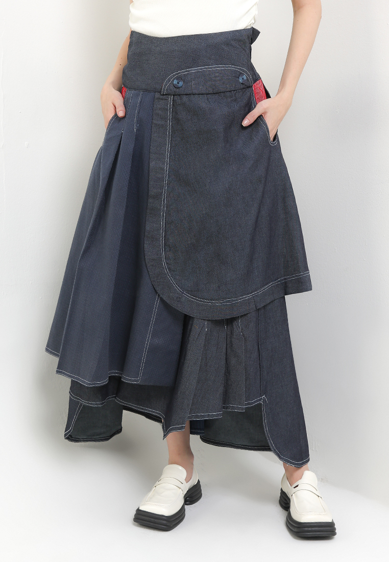 Oline Workrobe Kazuki Midi Skirt