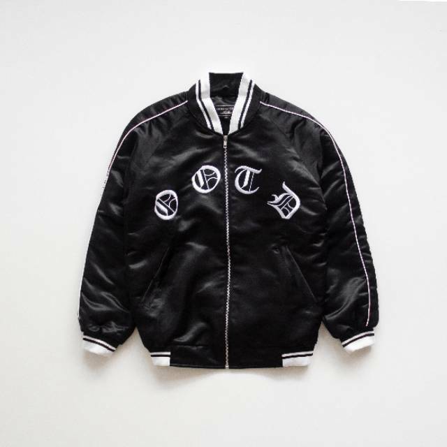 OOTDSUPPLY Max Black Bomber Jaket - Jaket Pria - Jacket Bomber