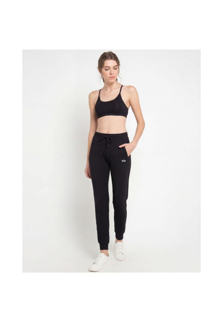 Opelon Celana Olahraga Wanita - Ladies Long Pants Black - Silver