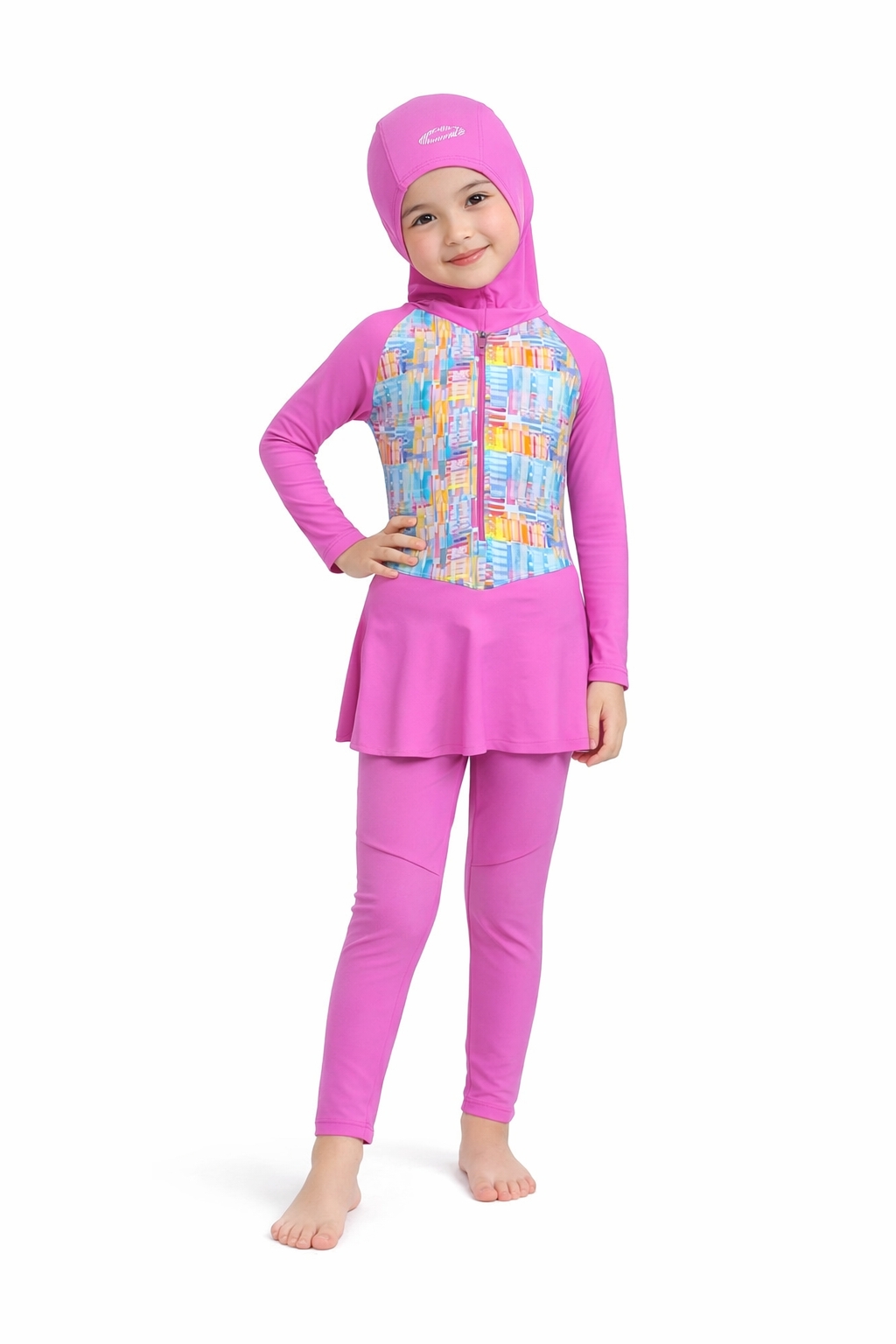 Opelon Girls Diving Muslim (SET) - Baju Renang Muslim Anak Perempuan