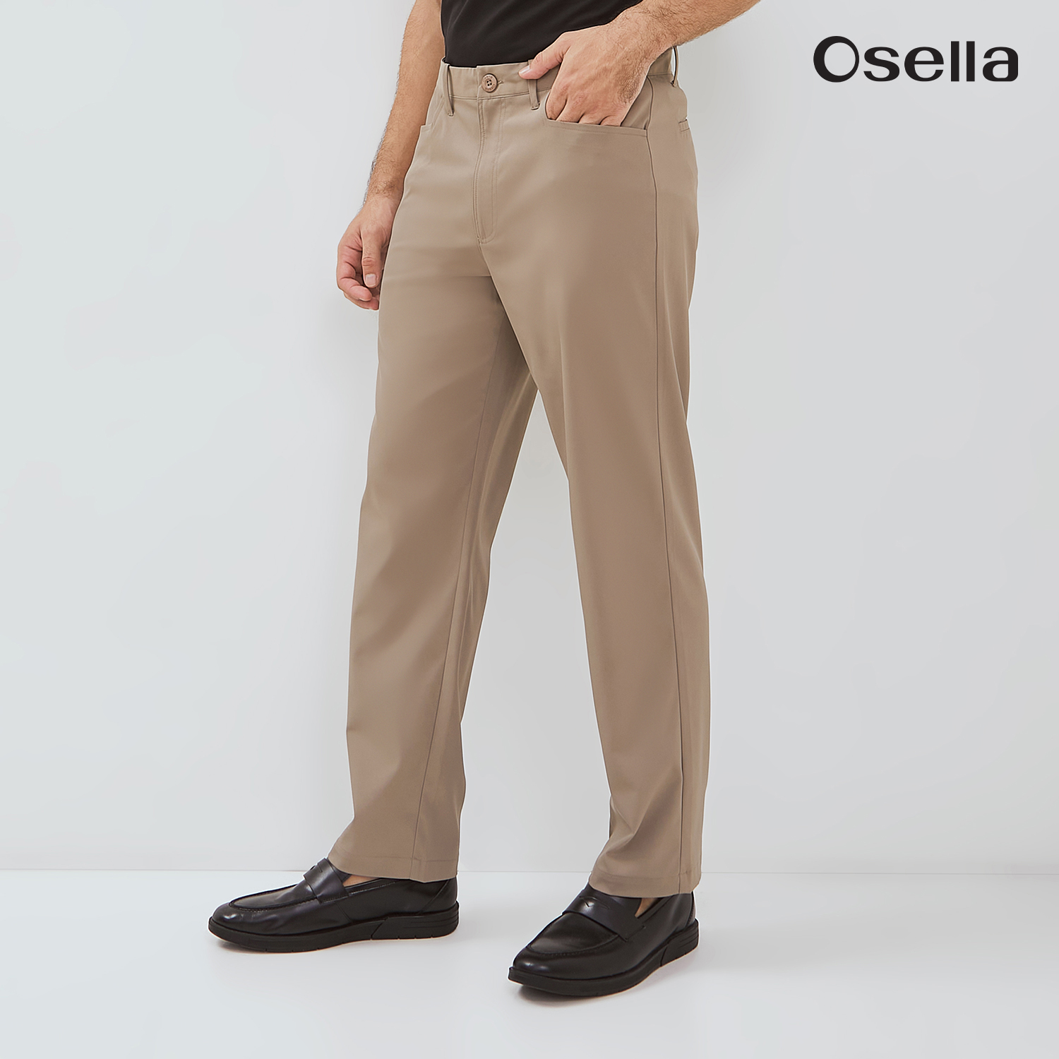 Osella Kyai Straight-Fit Trousers 2081660156 | Celana Panjang Bahan Pria