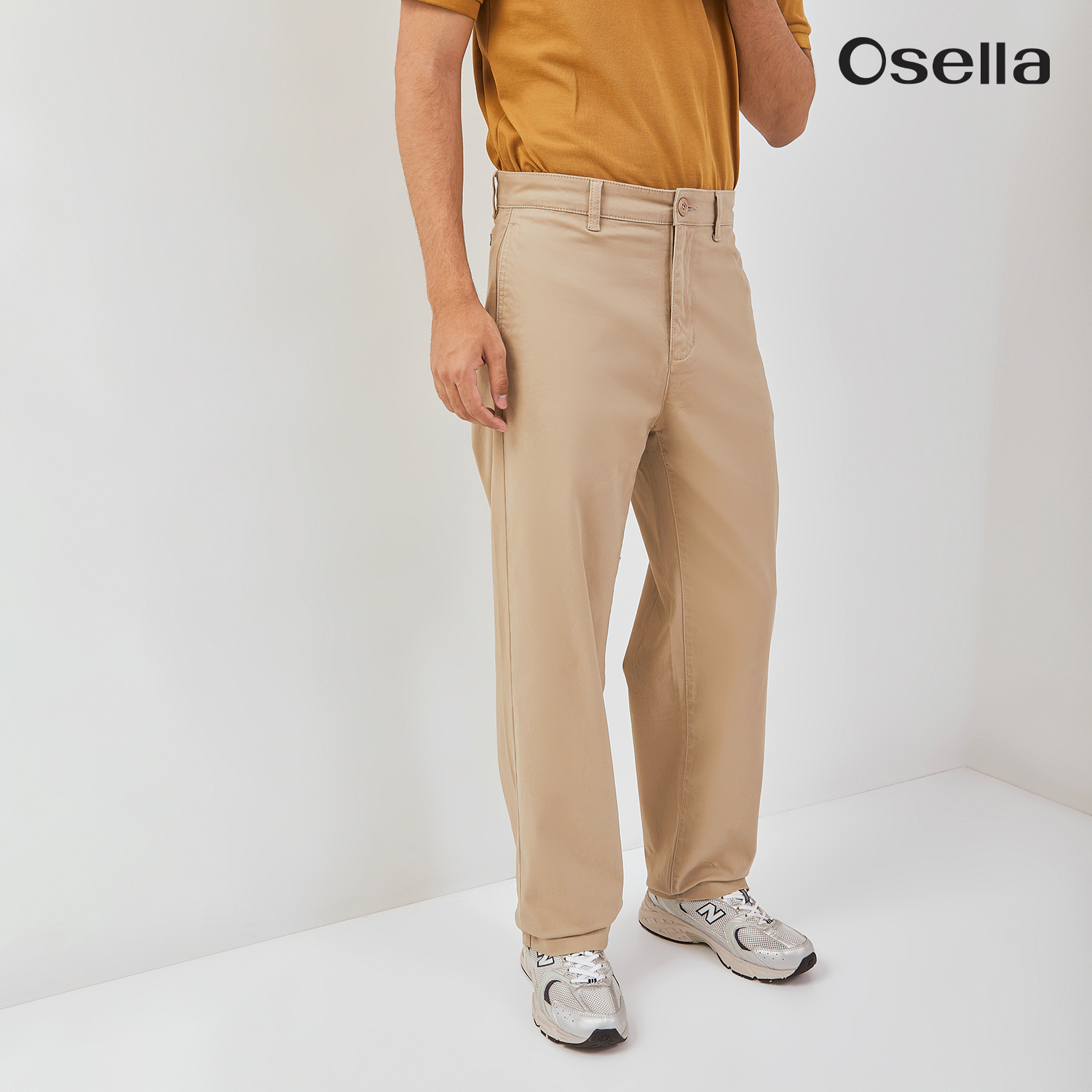Osella Fred Loose Fit Trousers 208P660138 | Celana Panjang Chinos Pria