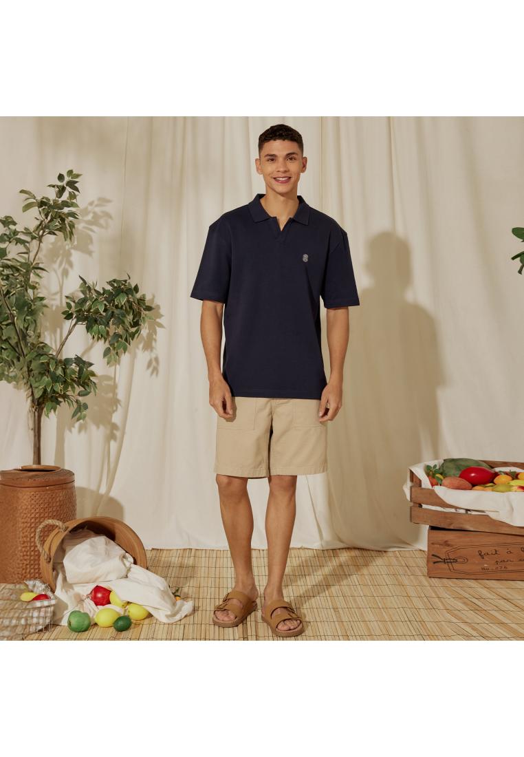 Osella x S.W Smiley Luca Polo Shirt 2021660842 | Atasan Kaos Polo Lengan Pendek Pria