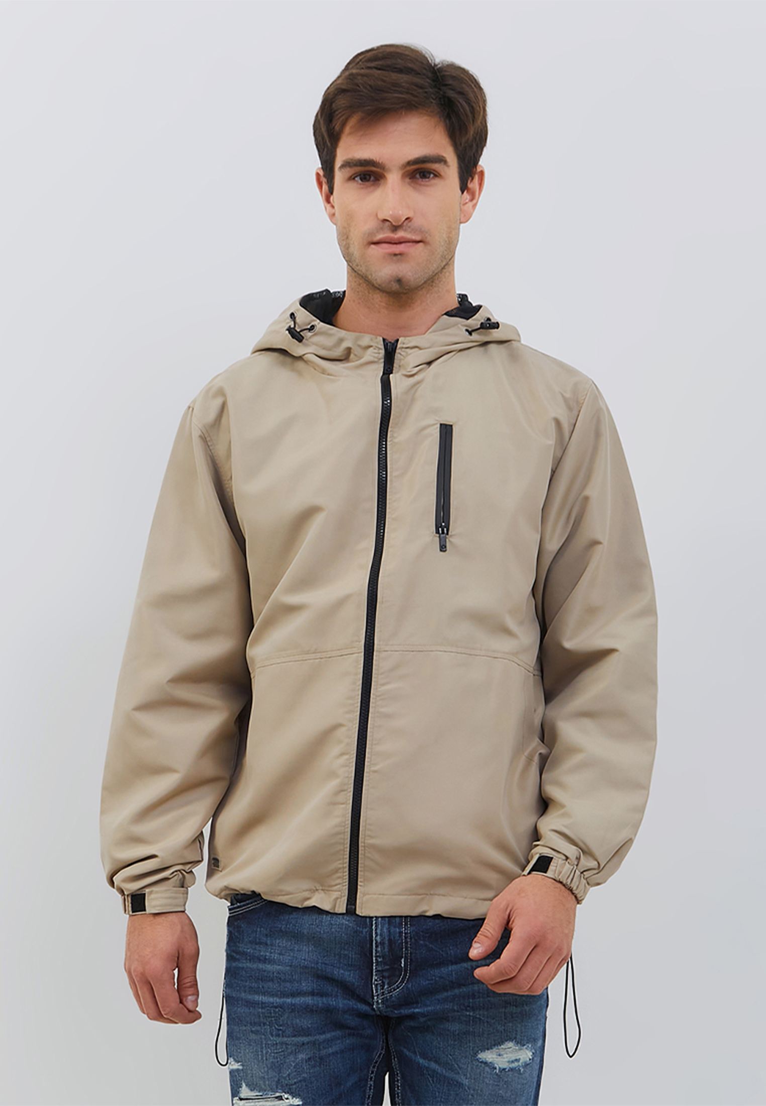 Osella [NEW] Osella Horticool Full Zipper Outdoor Jacket In Sand 2061400150 | Jaket Pria