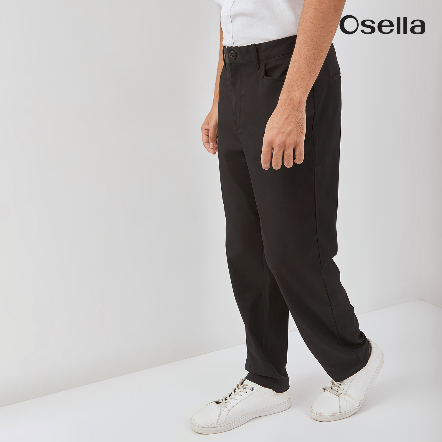 Osella Kyai Straight-Fit Trousers 20816601 | Celana Panjang Bahan Pria