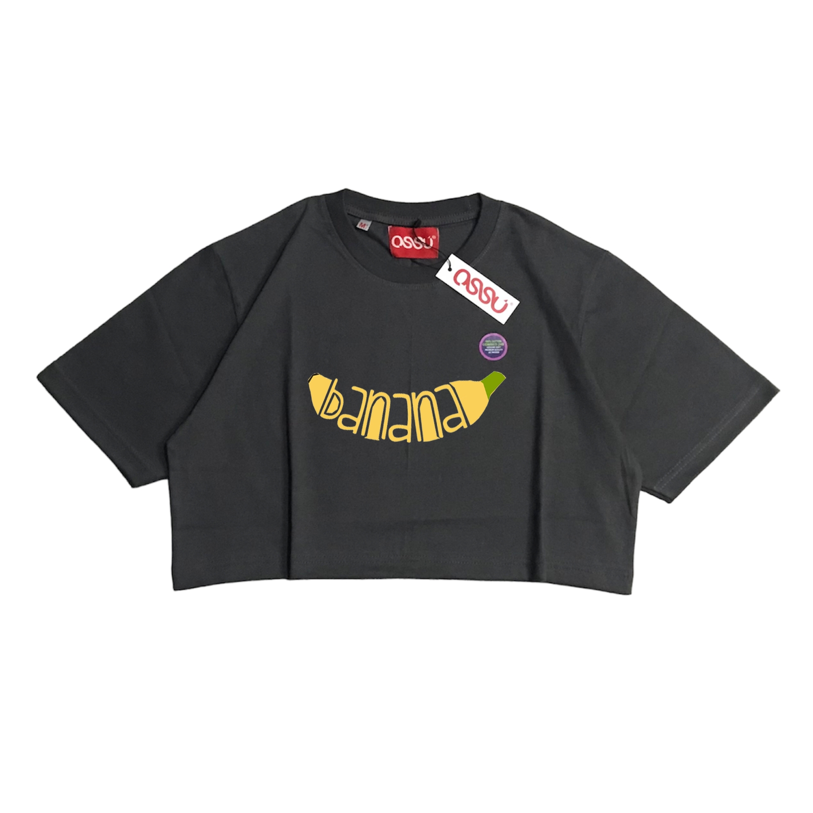 OssuCrop Top DTF Series Banana Combed 24S