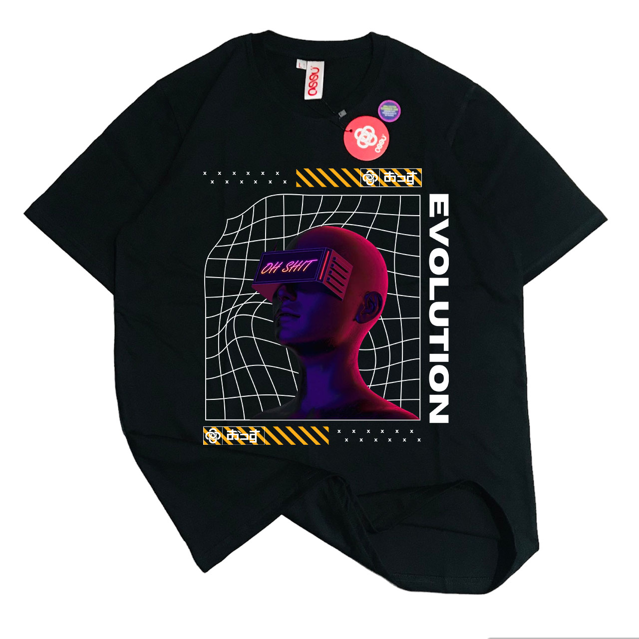 Ossu Evolution Black Tshirt
